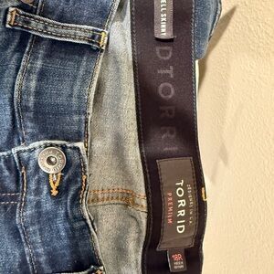 Torrid Dark Blue Skinny Jeans for Women